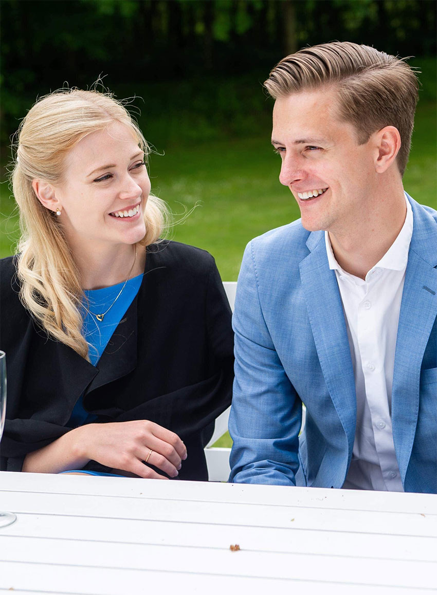 Byrådskandidat Daniel Borup og Regionrådskandidat Helena Palsgaard - 2021